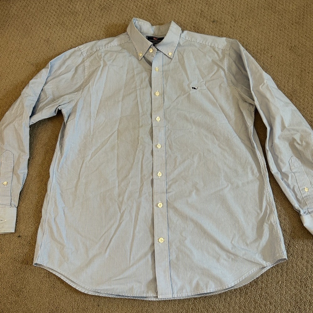 Vineyard vines striped button down - Picture 1 of 2